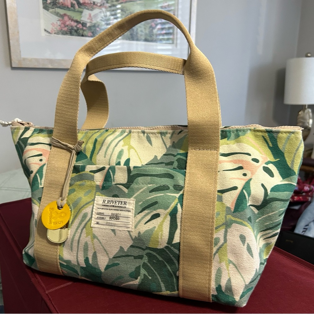 R. Riveter Satchel Tropical Print